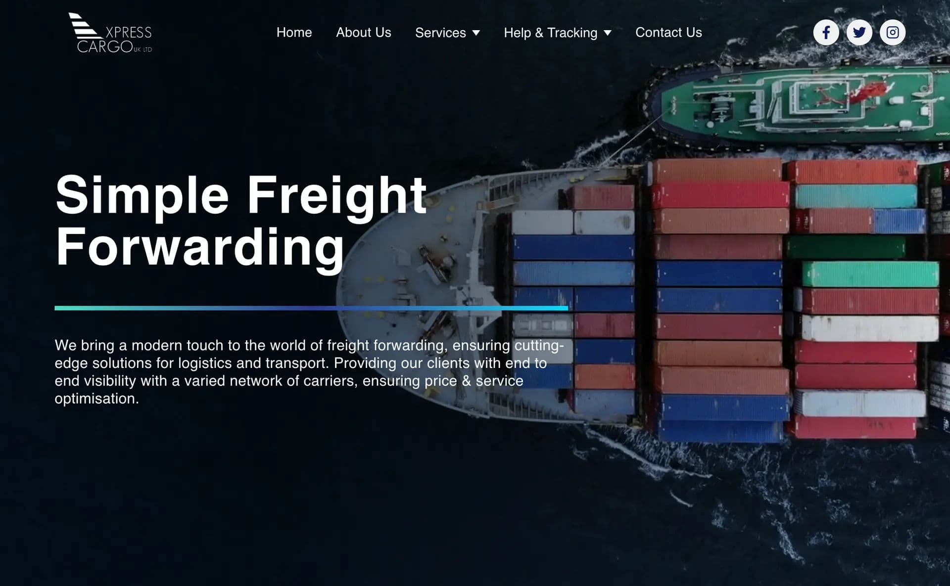 Xpress Cargo - React ja Application
